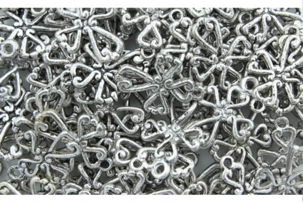 Cross - 20 x 15mm - Antique Silver