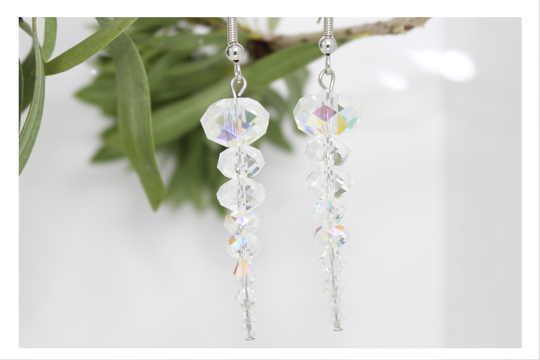 Crystal Icicle Earrings – Bead, Trimming & Craft Co