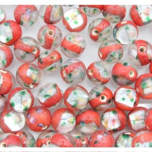 Foil / Pattern - 8mm - Red