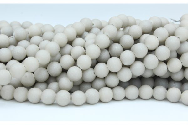 Stardust Bead - 8mm - 50cm - Beige