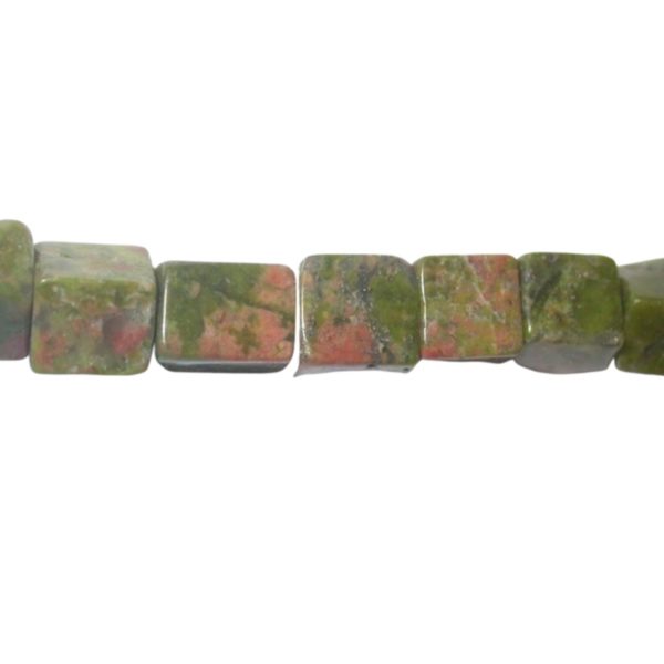 Jasper - Cube - 4mm - 39cm Strand