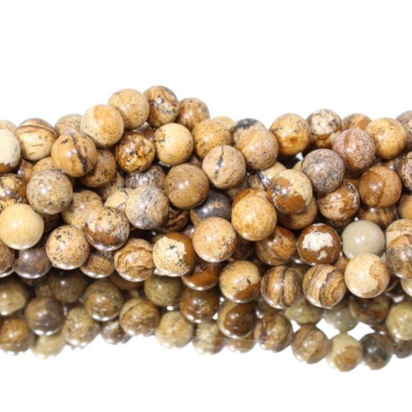 Picture Jasper - 10mm Round - 39cm Strand