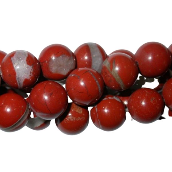 Poppy Jasper - 10mm Round - 40cm Strand