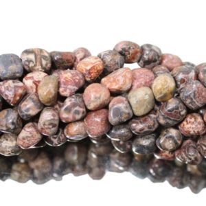 Leopard Skin Jasper - 5-7mm Tumblestone - 40cm Strand