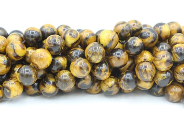 Imitation Amber - 10mm - Tortoise - 40cm Strand