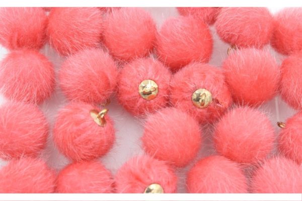 Ball Drop - 16mm - Pink Pom Pom