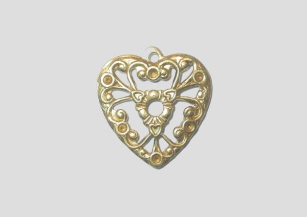 17mm - Filigree Heart