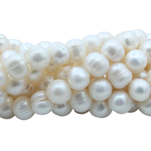 Freshwater Pearl - Semi Round - 13 - 15mm - 34cm Strand