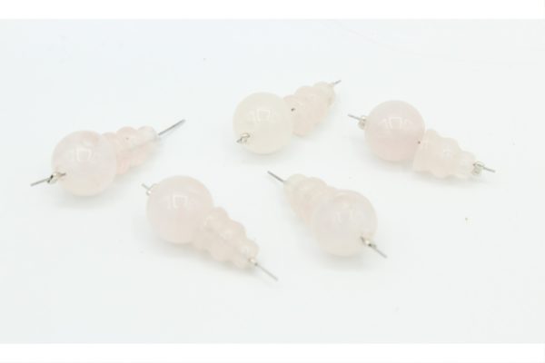 Guru Bead - Rose Quartz - 18 x 10mm