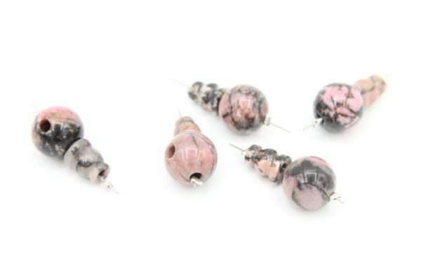 Guru Bead - Rhodonite - 18 x 10mm