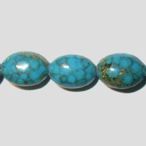 Agate - 20 x 14mm Flat Oval - 20cm Strand