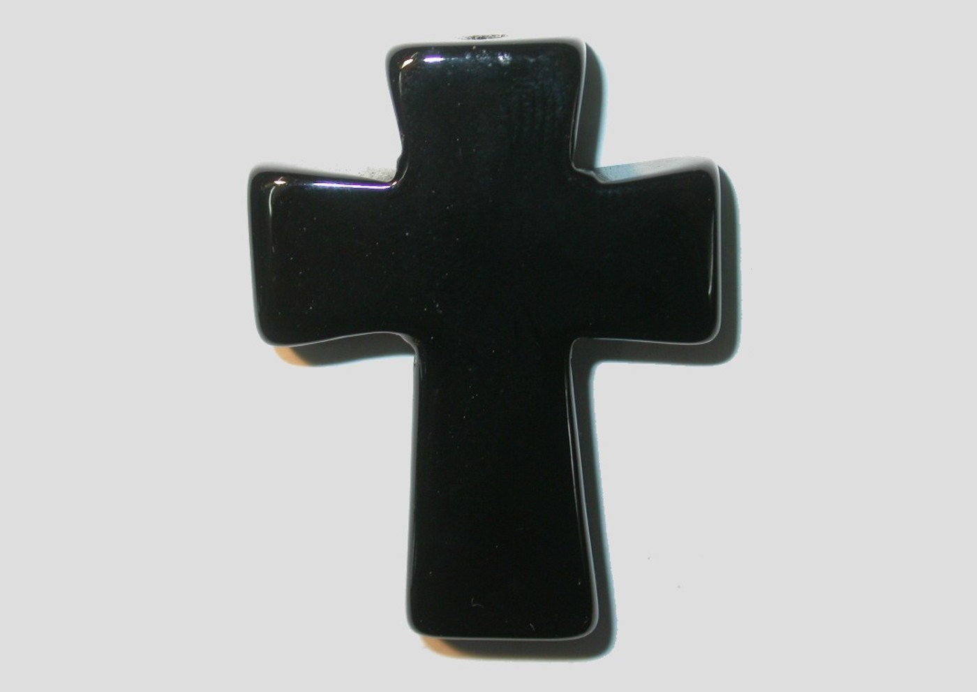 Cross – 40 x 30mm – Agate – Black – Bead, Trimming & Craft Co