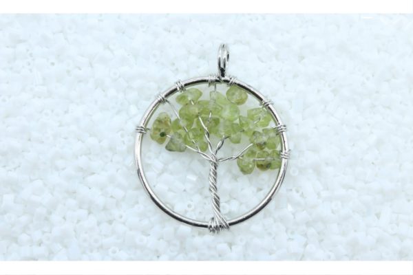 Tree Of Life - Peridot - 28mm