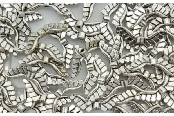 Wings - D - 23 x 10mm - Antique Silver