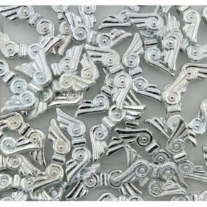 Wings - B - 20 x 7mm - Silver