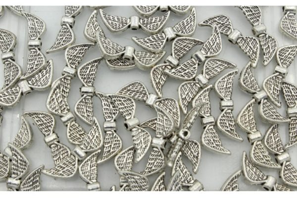 Wings - H - 20 x 6mm - Antique Silver