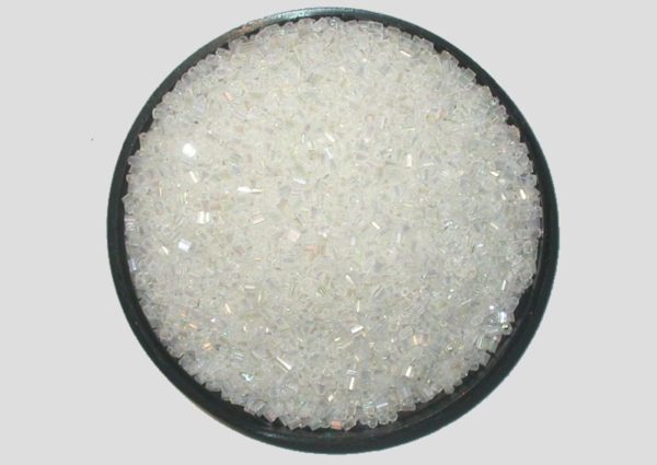 11/0 Bugle - Crystal AB - Price per gram