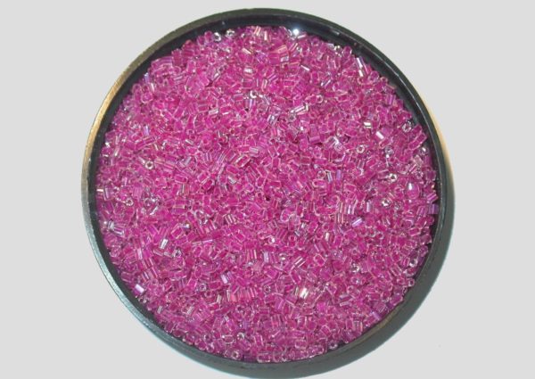 11/0 Bugle - Fuchsia CL Luster - Price per gram