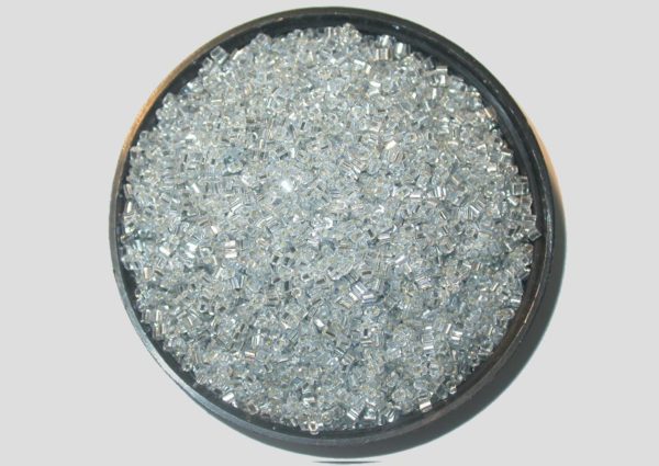 11/0 Bugle - Ice Blue Silverlined - Price per gram