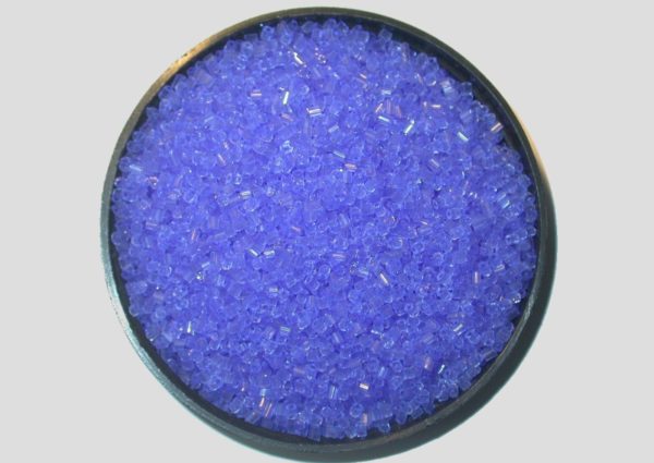 11/0 Bugle - Blue Transparent - Price per gram