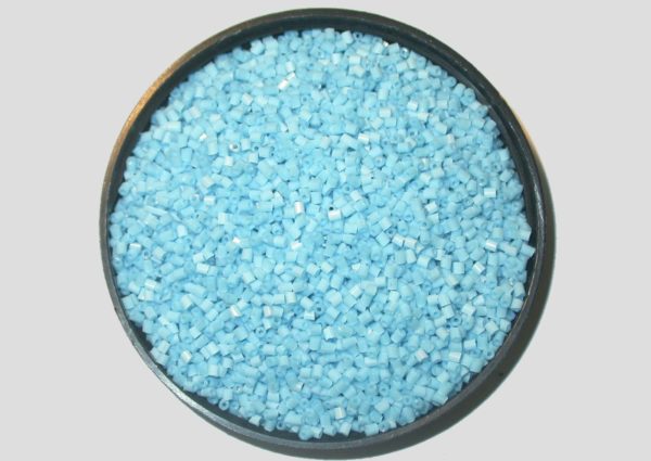 11/0 Bugle - Lt Blue Opaque - Price per gram