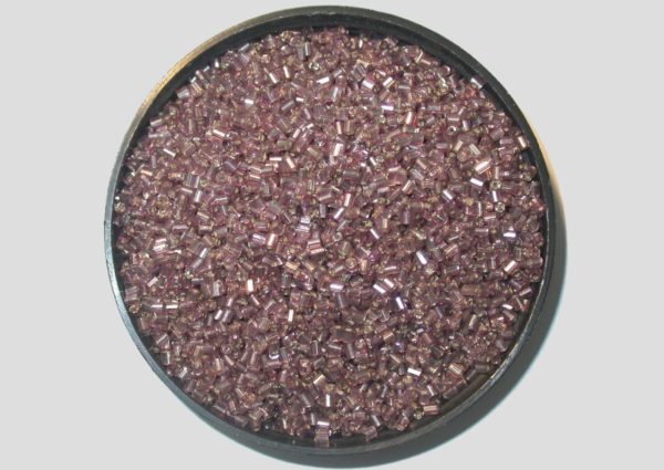 11/0 Bugle - Purple Silverlined - Price per gram