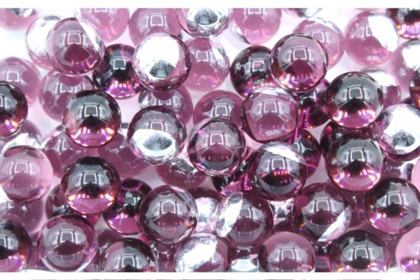 Round Ballotini Balls - 12mm - Amethyst CAL