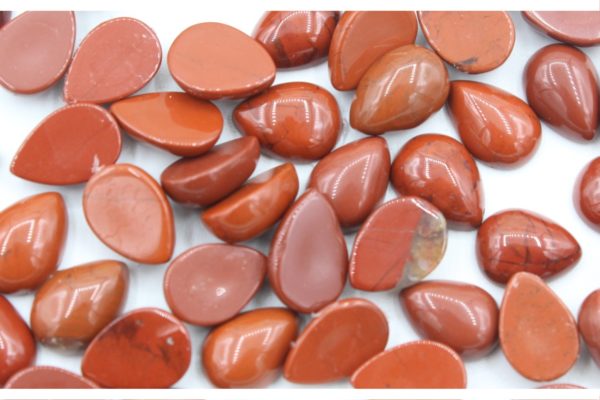 Red Jasper Cabochon - Tear Drop - 6 x 9mm