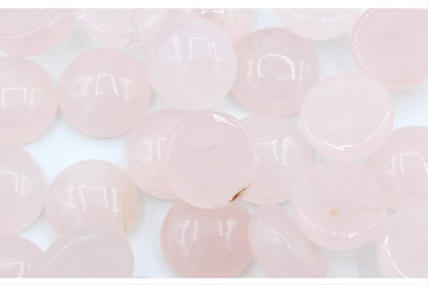 Rose Quartz Cabochon - Round - 10mm