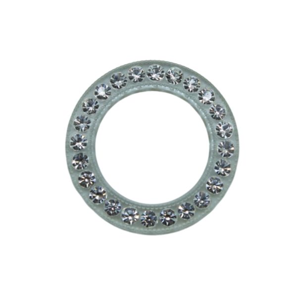 Swarovski 51301 - Buckle - Round - 24mm - Crystal / Clear