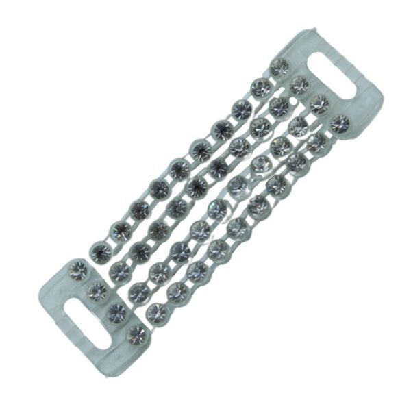 Swarovski 1551 - Buckle - 4 Row - 65mm - Crystal / Clear