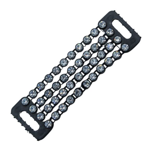 Swarovski 1551 - Buckle - 4 Row - 65mm - Crystal / Black