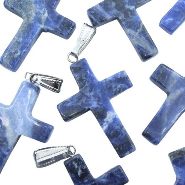 Cross - 30mm - Sodalite