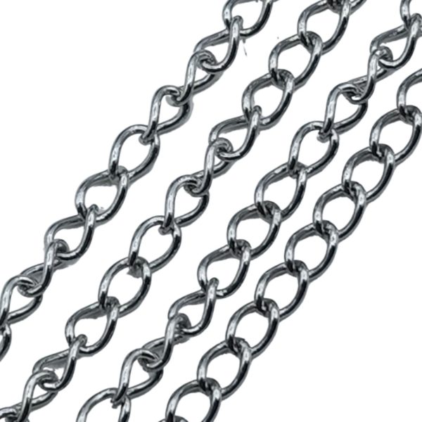 Chain - Stainless Steel - 3 x 2.5mm - Oval - Price per cm