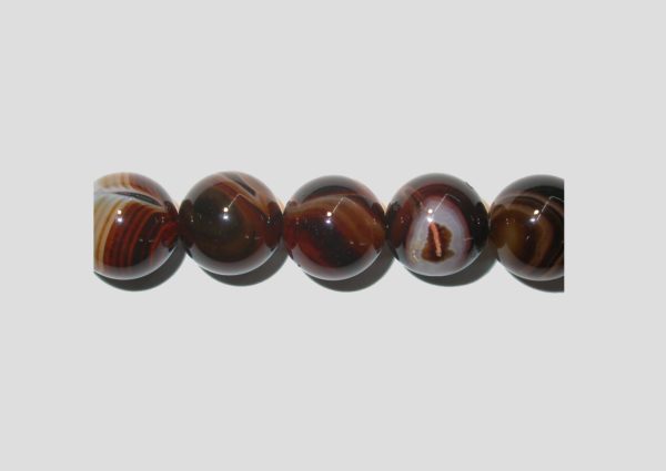 Agate - 15mm Round - 39cm Strand