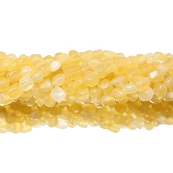 Honey Jade - 3-5mm Tumblestone - 40cm Strand