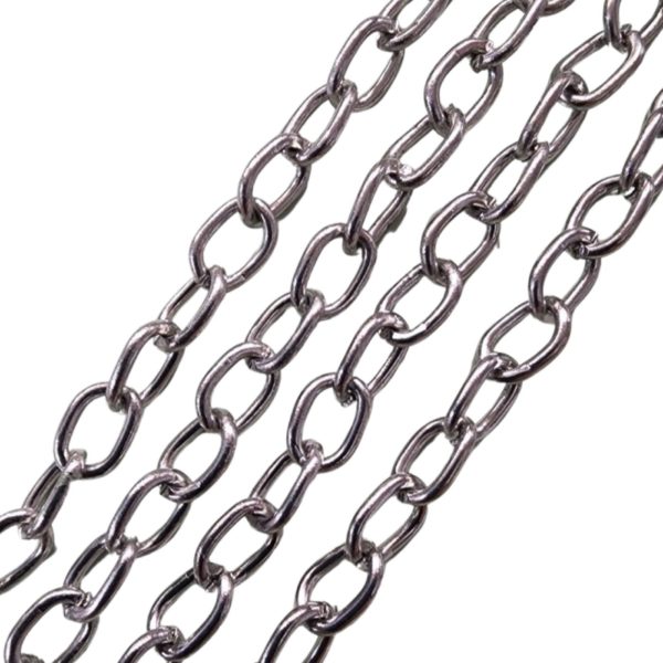 Chain - 7 x 3mm - Oval - Antique Silver - Price per cm