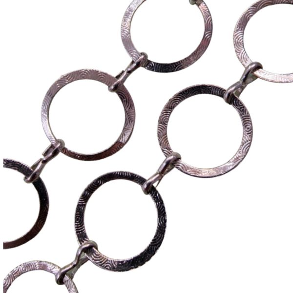 Chain - Copper - 20mm - Round - Ant Silver - Price per cm