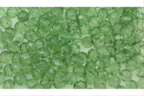 6mm - Czech Fire Polished - Faceted - Erinite