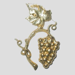 48mm - Ornate Grape On Stem