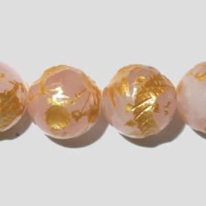 Rose Quartz - Carved Round - 12mm - 19cm Strand