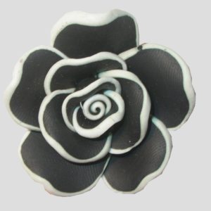 Flower - 40mm - Black