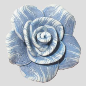 Flower - 50mm - Stone Wash - Blue