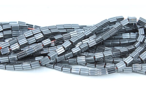 Hematite - Rectangle - 6mm - 40cm Strand