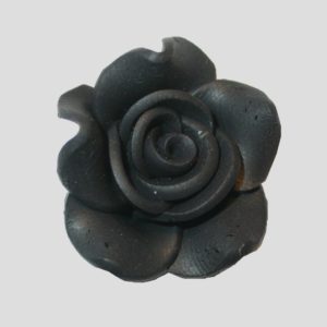 Flower - 20mm - Black