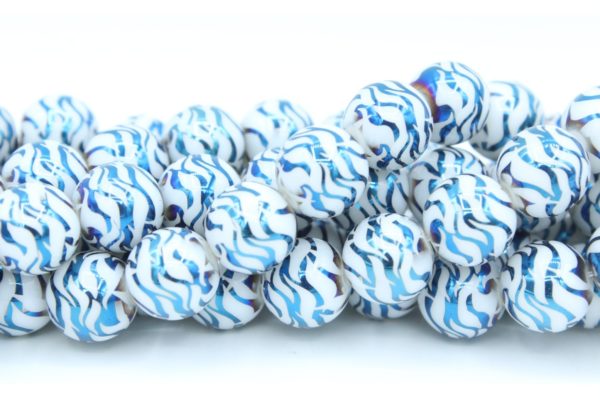 10mm Round / Tinsel Bead - 25cm - F