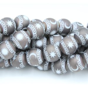 10mm Round / Feature Bead - 25cm - C