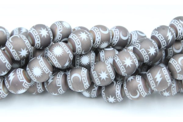 10mm Round / Feature Bead - 25cm - C