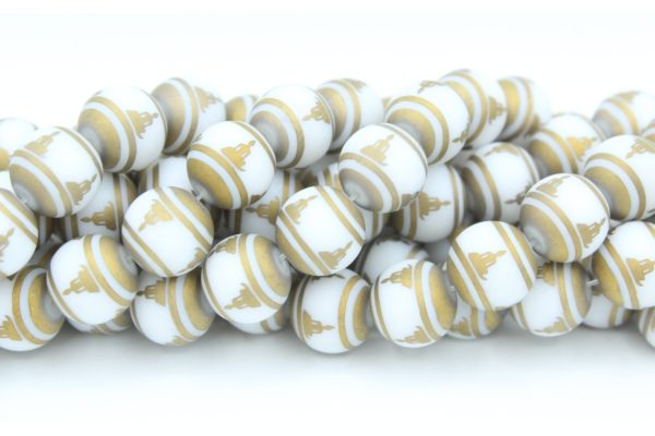 10mm Round / Feature Bead - 25cm - H