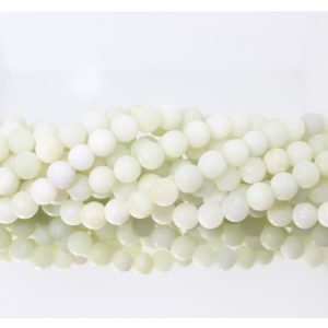 New Jade Matte - 8mm Round - 39cm Strand